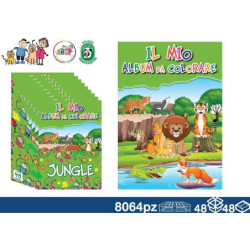 ALBUM COLOR GIUNGLA 8 PG