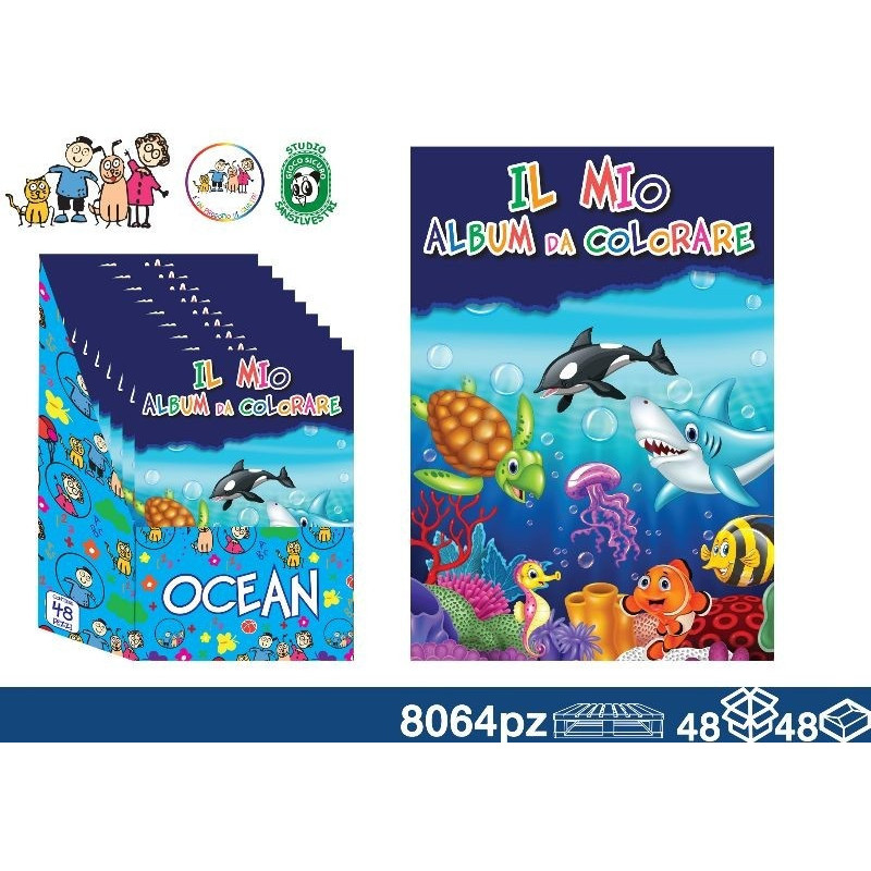ALBUM COLOR OCEANO 8 PG