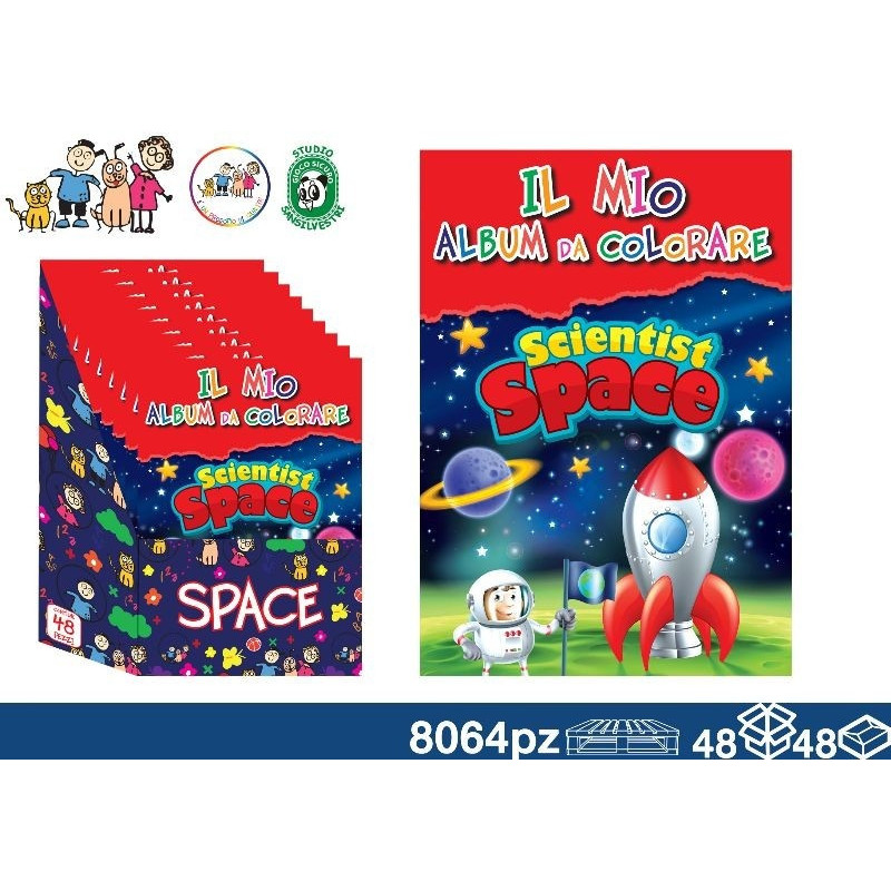 ALBUM COLOR SPAZIO 8 PG