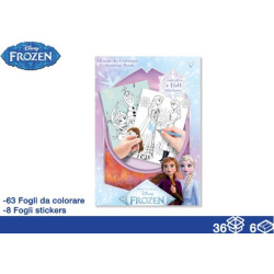 ALBUM FROZEN 32 PG + 8 DI STICKERS
