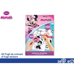 ALBUM MINNIE 32 PG + 8 DI STICKERS
