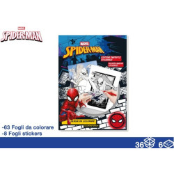 ALBUM SPIDERMAN 32 PG + 8 STICKERS