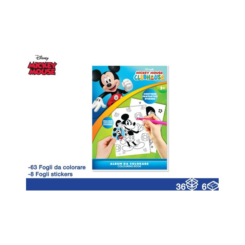 ALBUM TOPOLINO 32 PG + 8 STICKERS