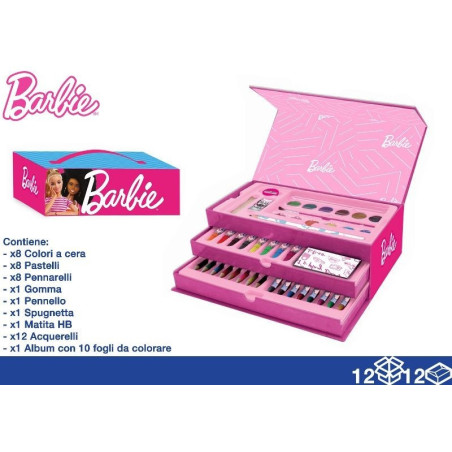BARBIE VALIGETTA COLORI 41 PZ