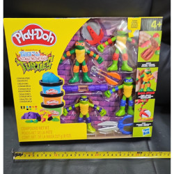PD TARTARUGHE 4 PERSONAGGI + 227 GR PLASTICHINA - G0556