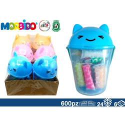 PLASTICHINA GATTO 16 CM 22 PZ