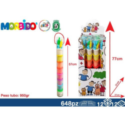 PLASTICHINA TUBO FLUO 8 PZ