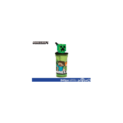 BICCHIERE MINECRAFT 360 ML CON CANNUCCIA