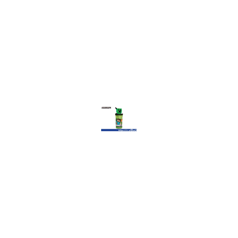BICCHIERE MINECRAFT 360 ML CON CANNUCCIA
