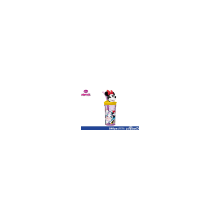 BICCHIERE MINNIE 360 ML CON CANNUCCIA