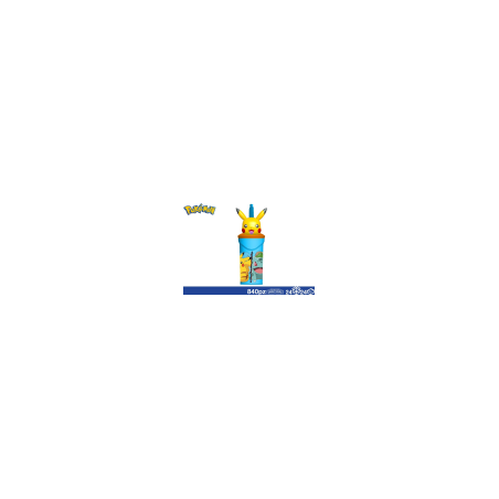 BICCHIERE POKEMON 360 ML CON CANNUCCIA