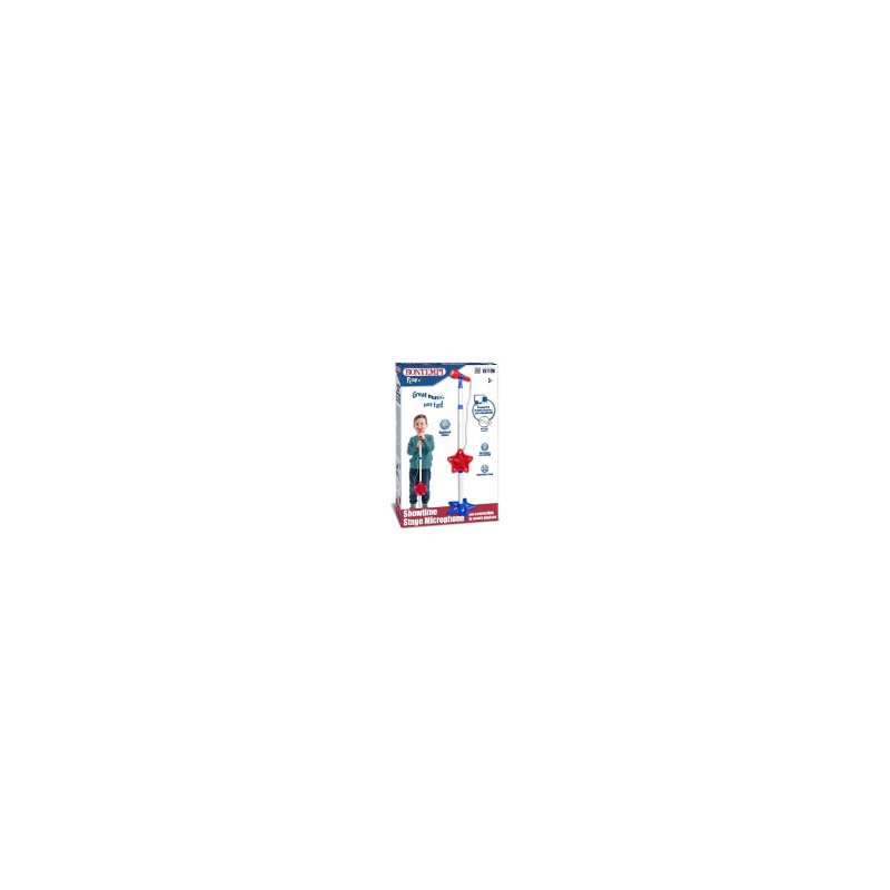 BONTEMPI MICROFONO BOY CON ASTA REGOLABILE 110 CM