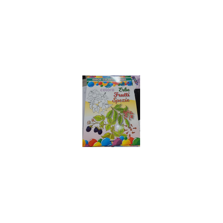 CRESCERE GIOCO COLORO IMPARO ERBE E FRUTTI 16 P