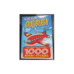 ALBUM STICKERS E COLORA  AEREI - PVP 6.90