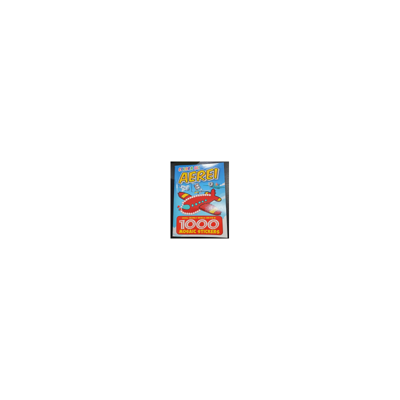ALBUM STICKERS E COLORA  AEREI - PVP 6.90