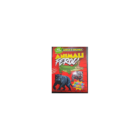 ALBUM 48 PG COLORA ANIMALI FEROCI - PVP 6.90