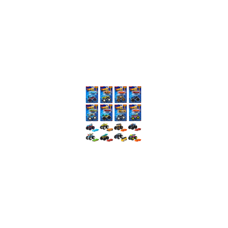 HW MONSTER TRUCK CON VEICOLO - GRH81