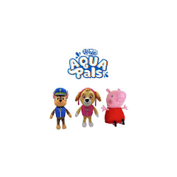 PELUCHE AQUA PALS PEPPA PG ASS - DISPLAY 12 PZ