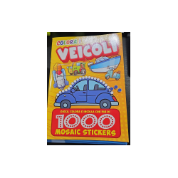 ALBUM STICKERS E COLORA VEICOLI - PVP 6.90