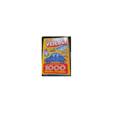 ALBUM STICKERS E COLORA VEICOLI - PVP 6.90