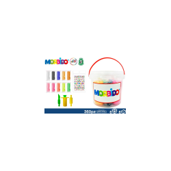 PLASTICHINA SECCHIELLO 1.30 KG - MORBIDO 10 PZ + 3 FORM