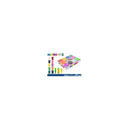 PLASTICHINA SET 10 PZ - MORBIDO + 3 FORMINE
