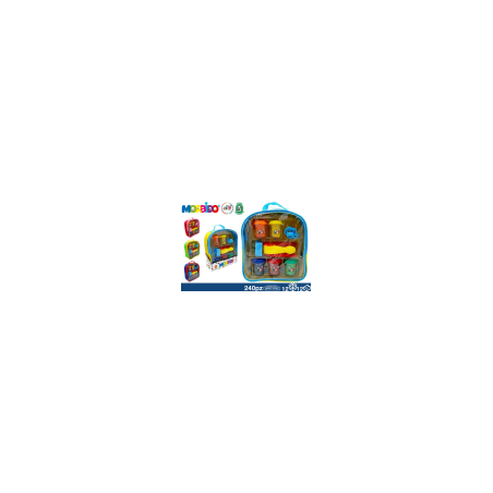 PLASTICHINA ZAINO 5 BARATTOLI E 10 FORMINE