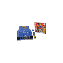 SAM POMPIERE GILET CON WALKIE TALKIE E ACCESSORI