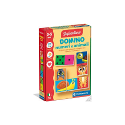 SAPIENTINO DOMINO NUMERI E ANIMALI 3-5 ANNI