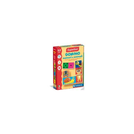 SAPIENTINO DOMINO NUMERI E ANIMALI 3-5 ANNI