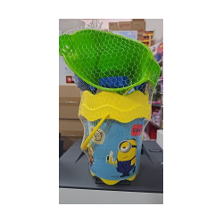 SECCHIELLO MINIONS 17 CM CON INNAFFIAOIO