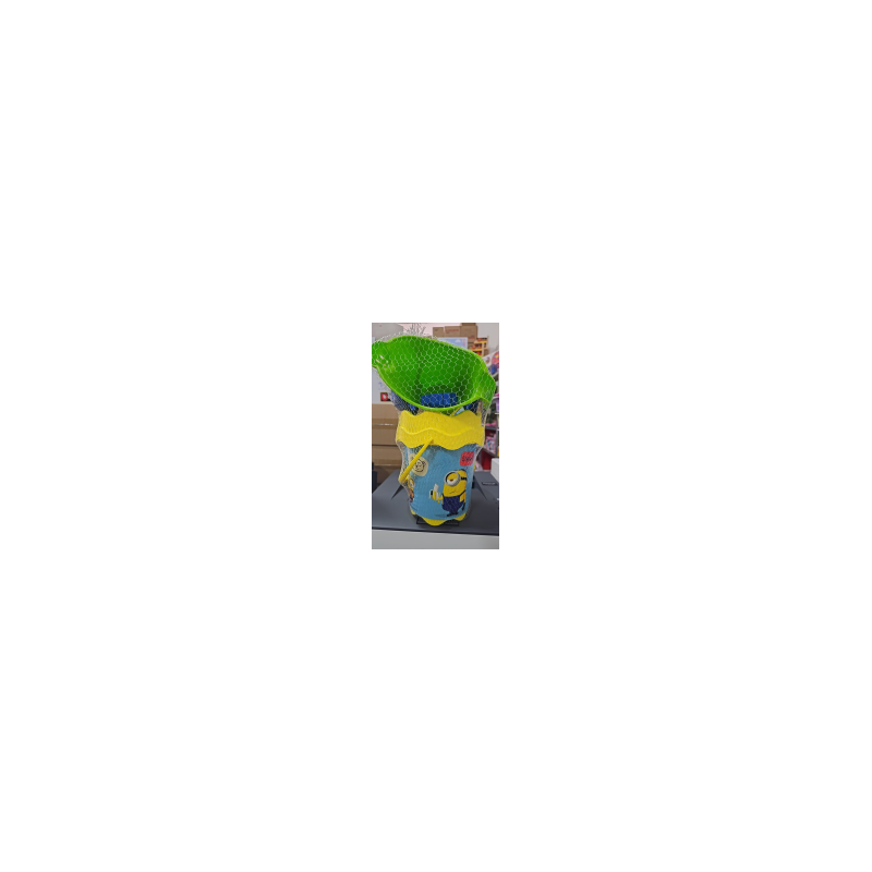 SECCHIELLO MINIONS 17 CM CON INNAFFIAOIO