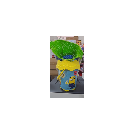 SECCHIELLO MINIONS 17 CM CON INNAFFIAOIO