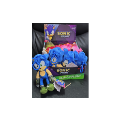 SONIC PELUCHE 10 CM PORTACHIAVI IN DISPLAY