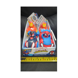 SPIDEY VEICOLI LANCIA DISCHI DISPLAY 4 AUTO