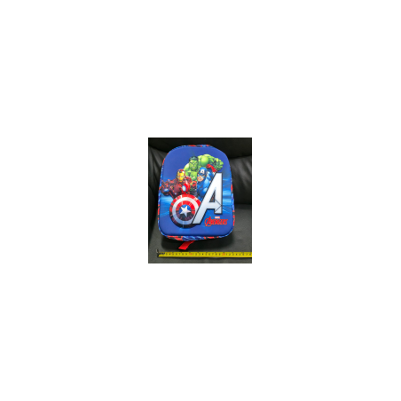 ZAINO ASILO AVENGERS CON FIGURA 3D - SAFTA