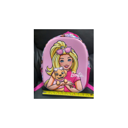 ZAINO ASILO BARBIE MEDIO CON FIGURA 3D - SAFTA