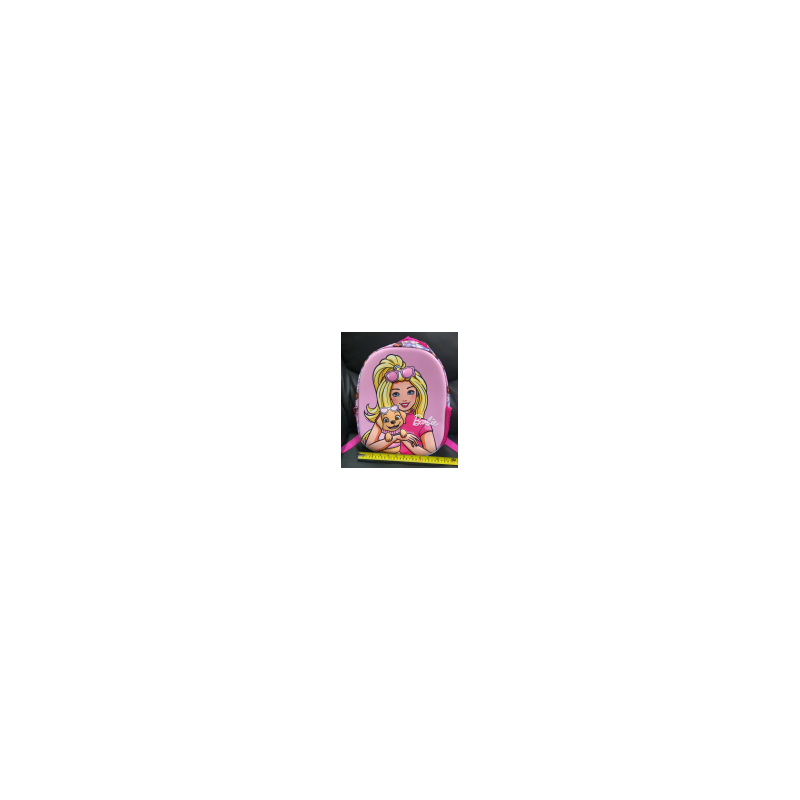 ZAINO ASILO BARBIE MEDIO CON FIGURA 3D - SAFTA