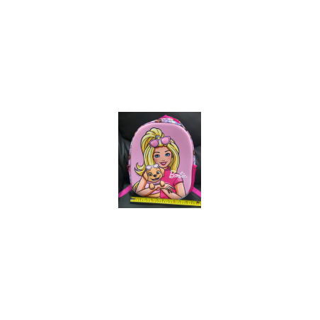 ZAINO ASILO BARBIE MEDIO CON FIGURA 3D - SAFTA